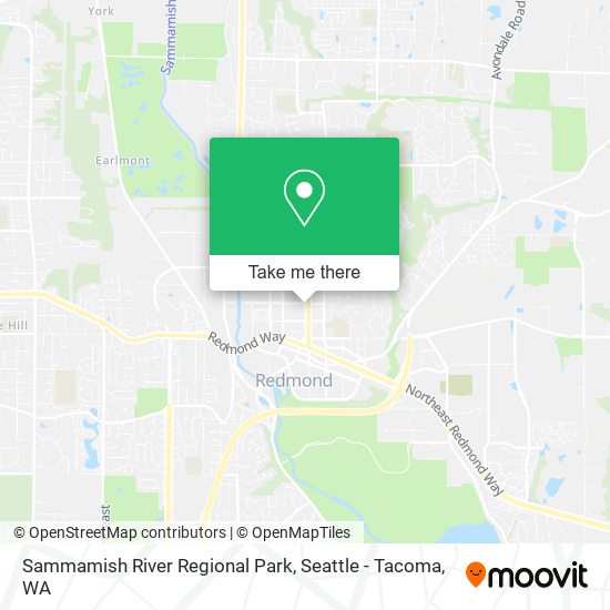 Sammamish River Regional Park map