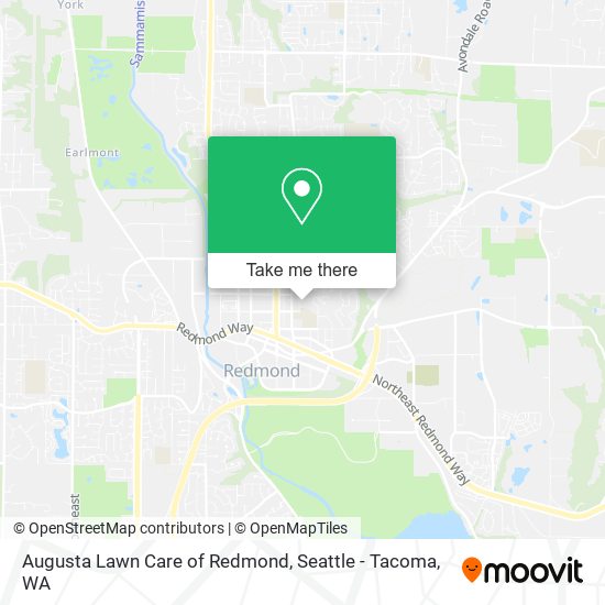 Augusta Lawn Care of Redmond map