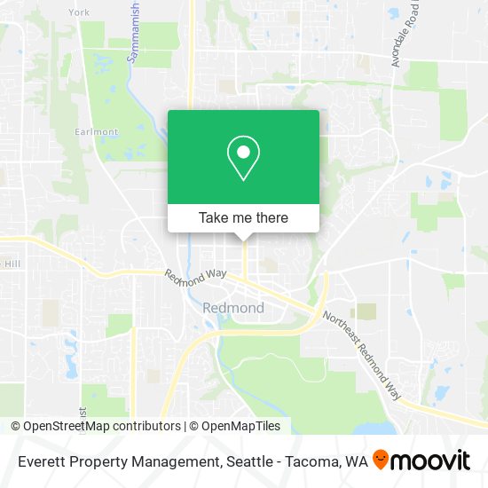 Everett Property Management map