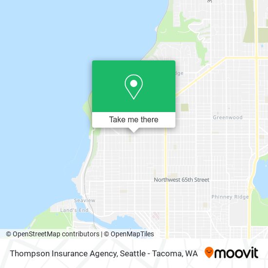 Thompson Insurance Agency map