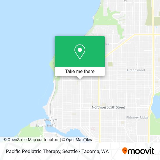 Pacific Pediatric Therapy map