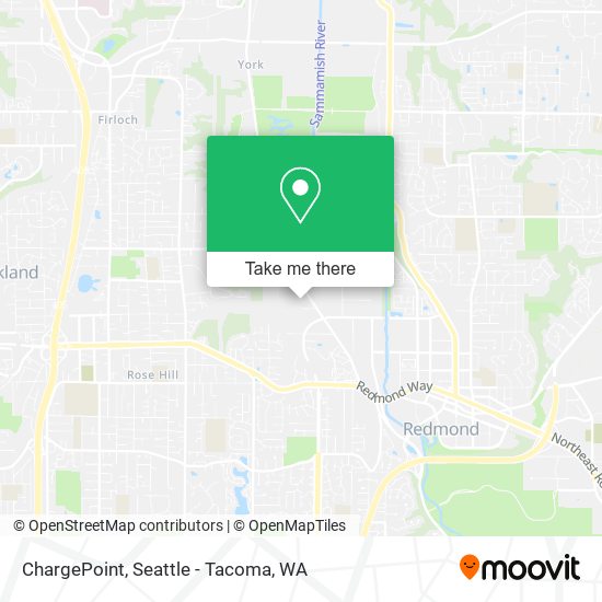 Mapa de ChargePoint