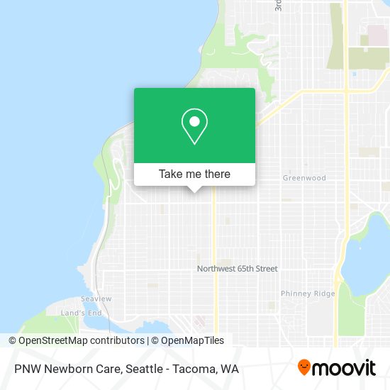 Mapa de PNW Newborn Care