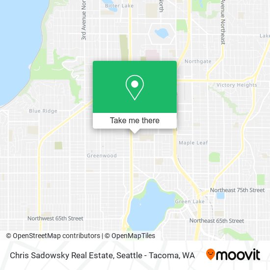 Chris Sadowsky Real Estate map