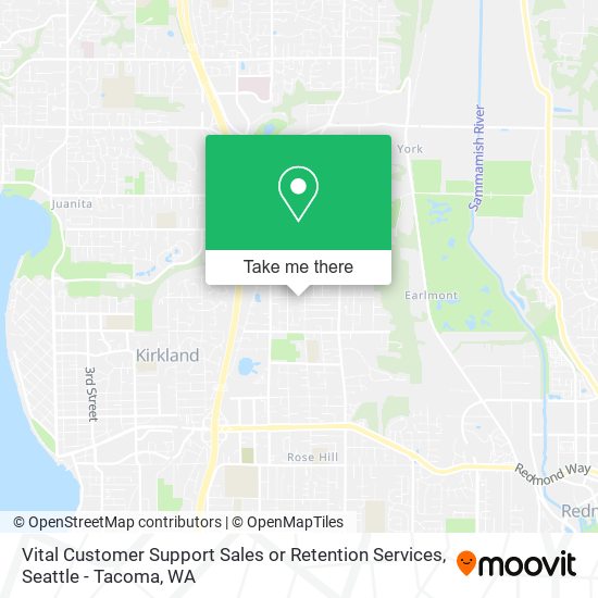 Vital Customer Support Sales or Retention Services map