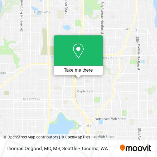 Thomas Osgood, MD, MS map