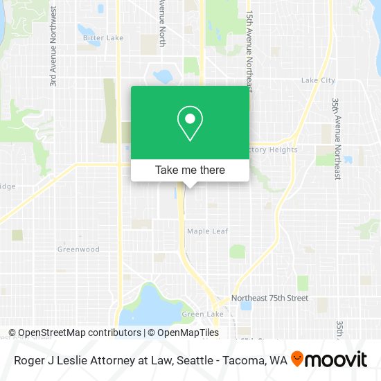 Mapa de Roger J Leslie Attorney at Law