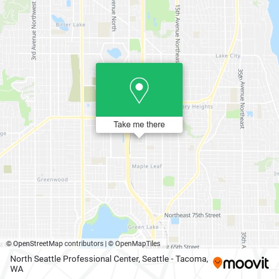 North Seattle Professional Center map