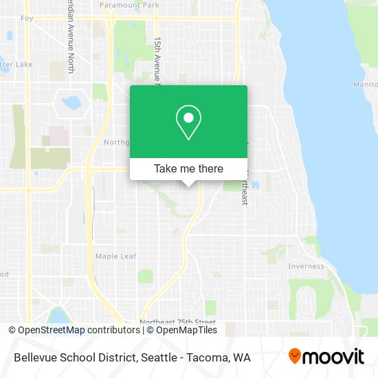 Bellevue School District map