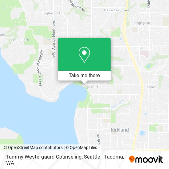 Tammy Westergaard Counseling map