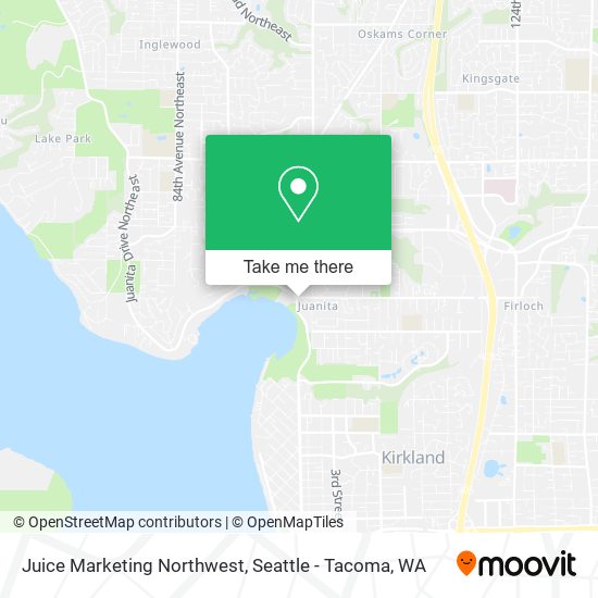 Juice Marketing Northwest map