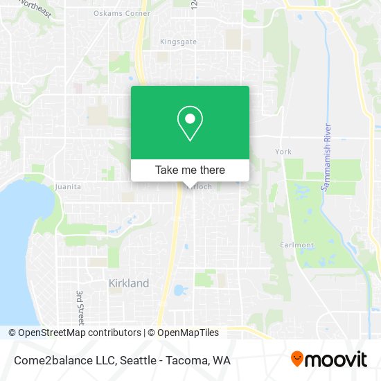 Mapa de Come2balance LLC