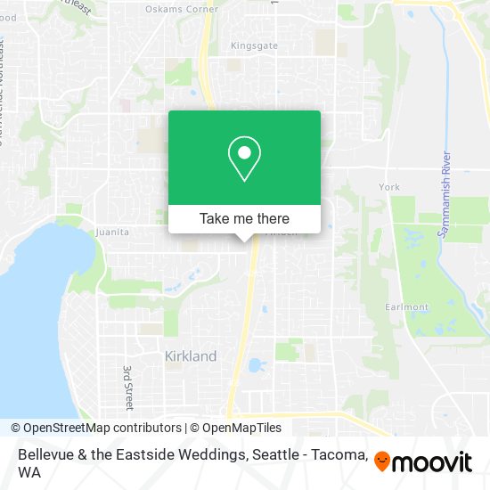Mapa de Bellevue & the Eastside Weddings