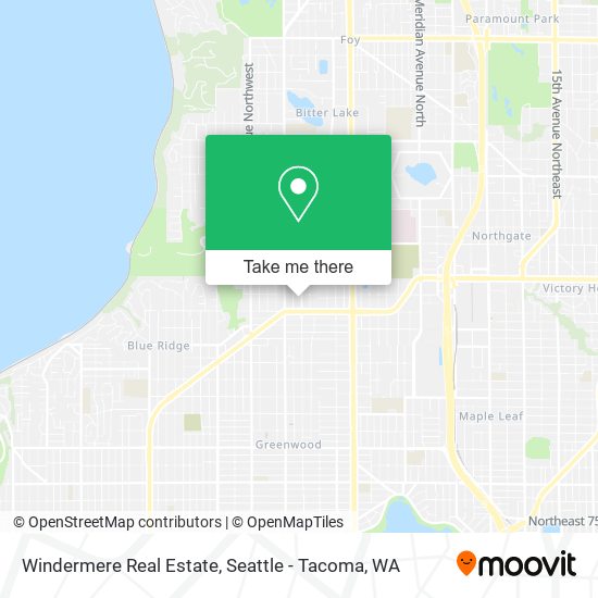 Windermere Real Estate map