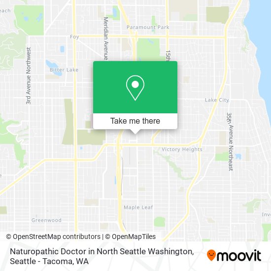 Mapa de Naturopathic Doctor in North Seattle Washington