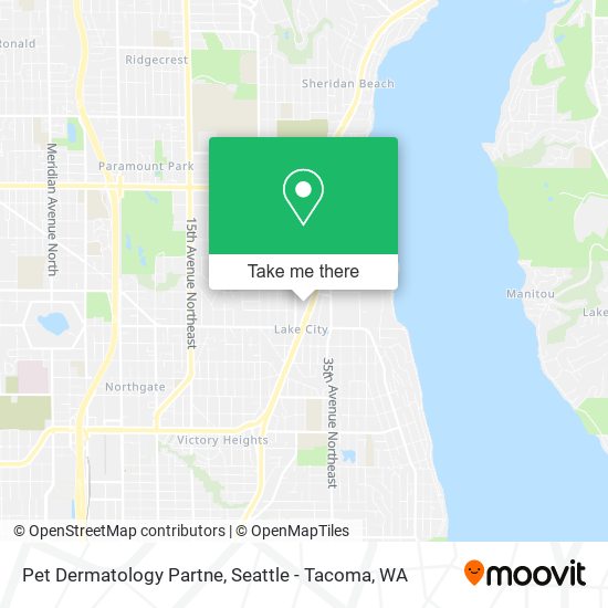 Pet Dermatology Partne map