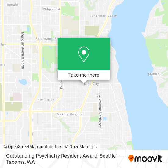 Outstanding Psychiatry Resident Award map