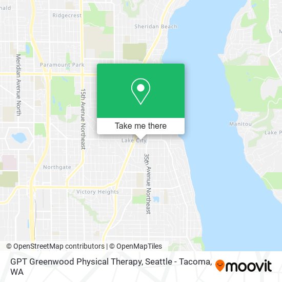 Mapa de GPT Greenwood Physical Therapy