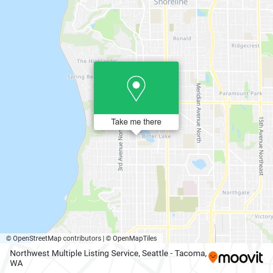Mapa de Northwest Multiple Listing Service