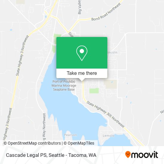 Cascade Legal PS map