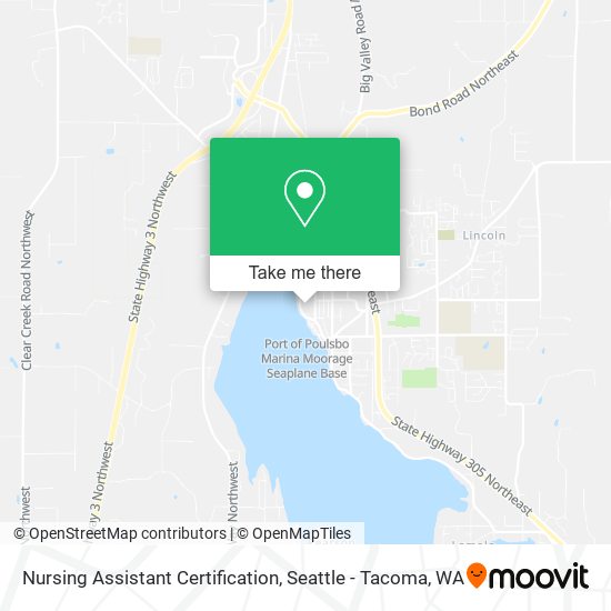 Mapa de Nursing Assistant Certification