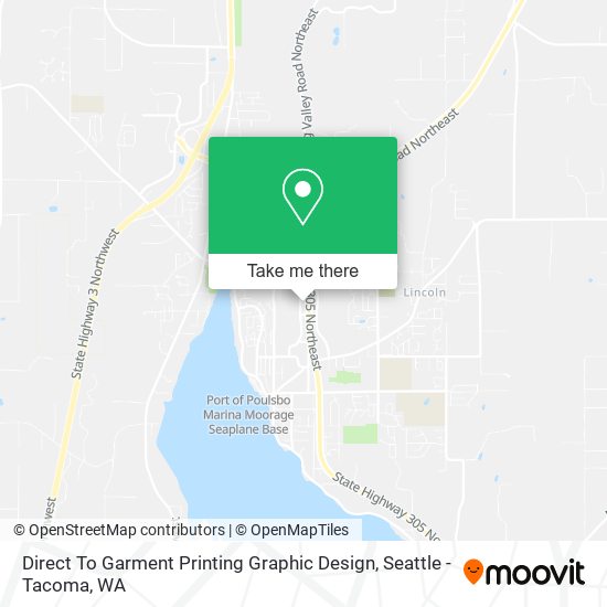 Direct To Garment Printing Graphic Design map