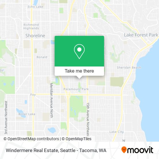 Windermere Real Estate map