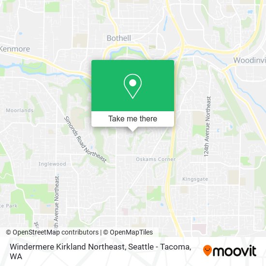 Mapa de Windermere Kirkland Northeast