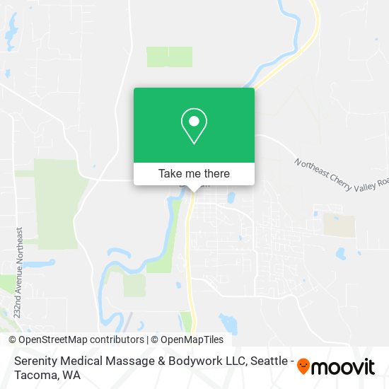Mapa de Serenity Medical Massage & Bodywork LLC