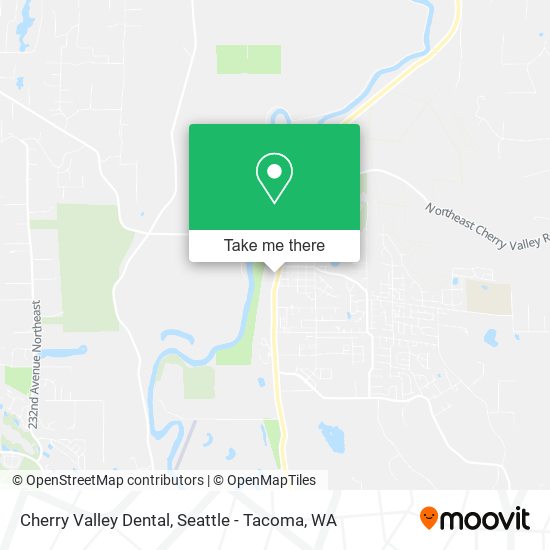 Mapa de Cherry Valley Dental