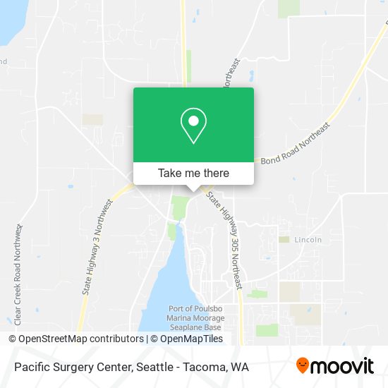 Mapa de Pacific Surgery Center