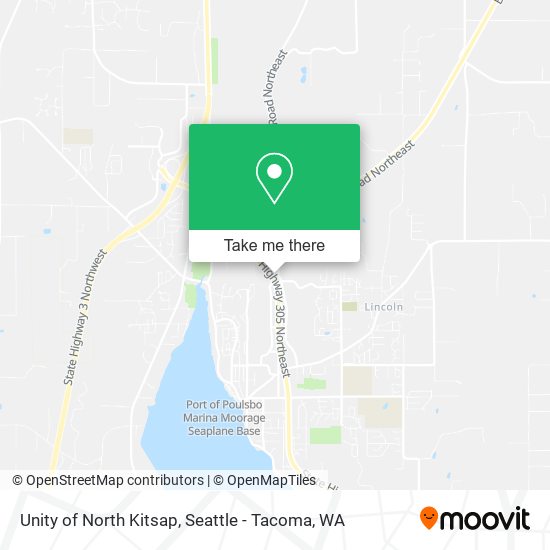 Unity of North Kitsap map