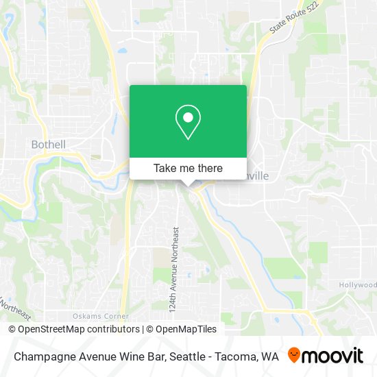Champagne Avenue Wine Bar map