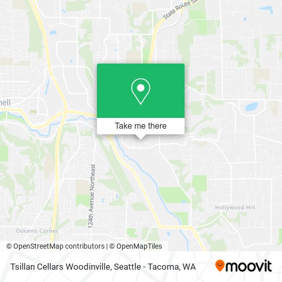 Mapa de Tsillan Cellars Woodinville