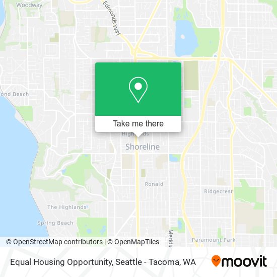 Mapa de Equal Housing Opportunity