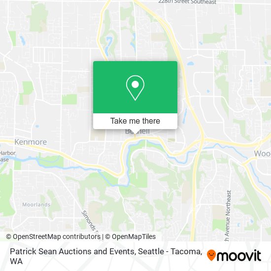 Patrick Sean Auctions and Events map