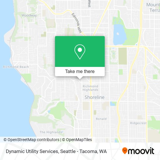 Dynamic Utility Services map