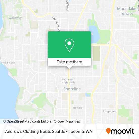 Andrews Clothing Bouti map