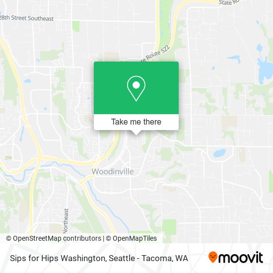 Sips for Hips Washington map