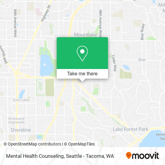 Mental Health Counseling map