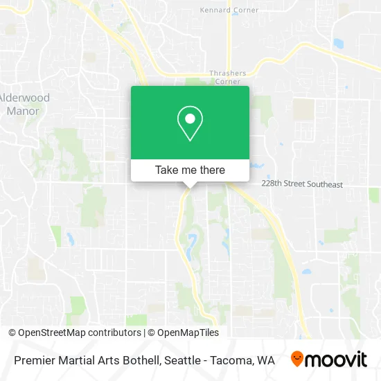 Mapa de Premier Martial Arts Bothell