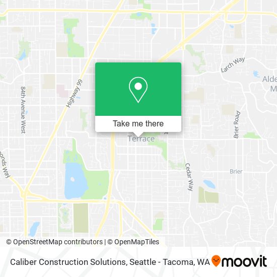 Caliber Construction Solutions map