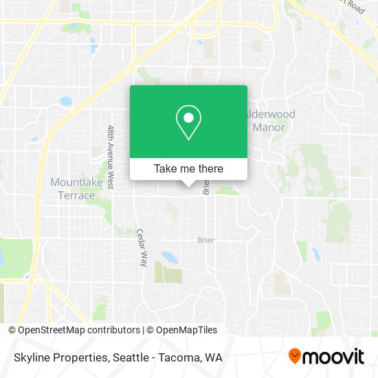 Skyline Properties map