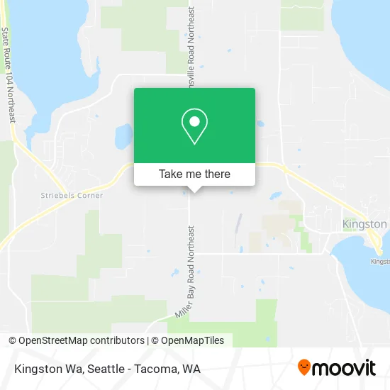 Kingston Wa map