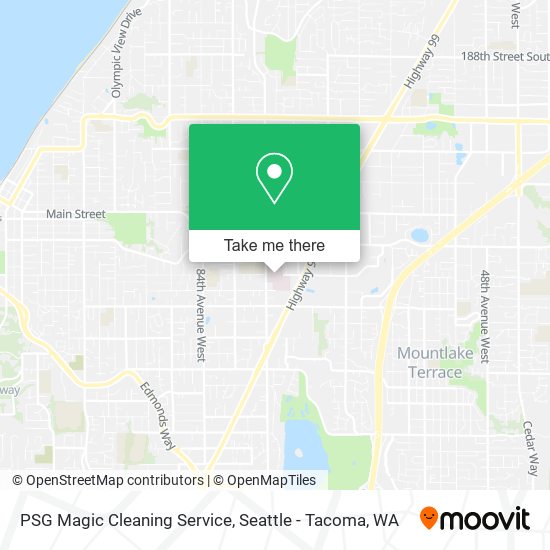 Mapa de PSG Magic Cleaning Service