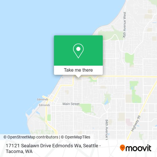Mapa de 17121 Sealawn Drive Edmonds Wa