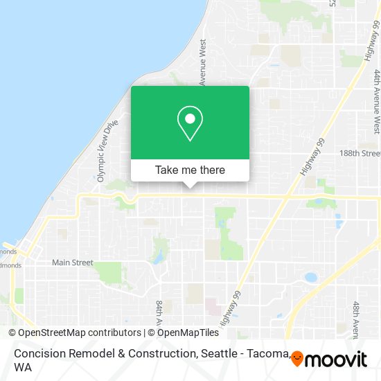 Concision Remodel & Construction map