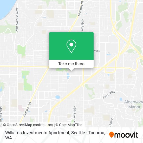 Mapa de Williams Investments Apartment