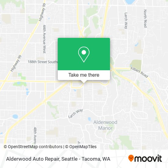 Alderwood Auto Repair map