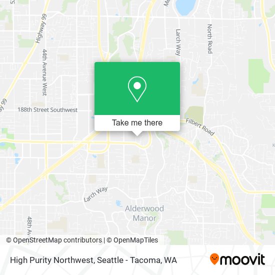 Mapa de High Purity Northwest